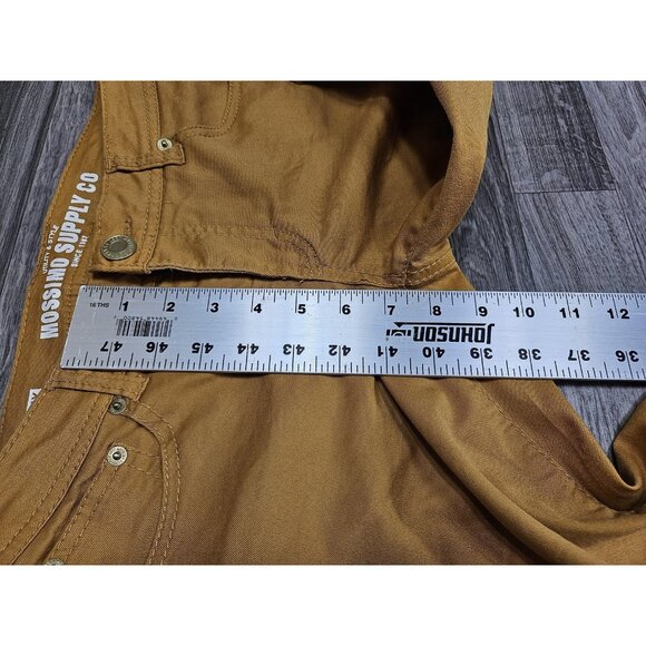 (3/$35) Mossimo Supply Co Jeans Womens 7 Yellow Skinny Fit 6 Stretch Juniors - Picture 10 of 11